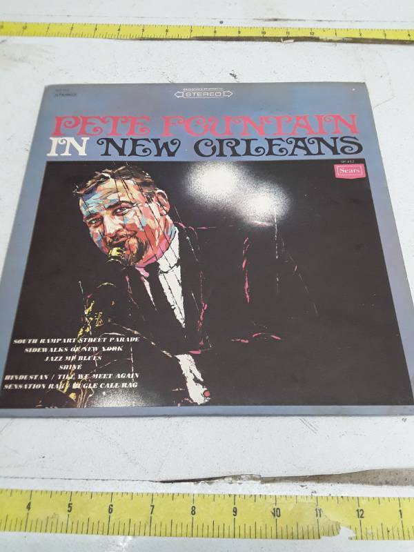 lot 33392 image: Pete Fountain in New Orleans - Vintage Sears Stereo LP
