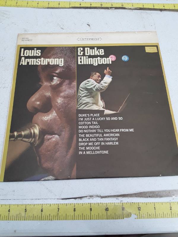 lot 33396 image: Louis Armstrong & Duke Ellington - Vintage Sears Stereo LP
