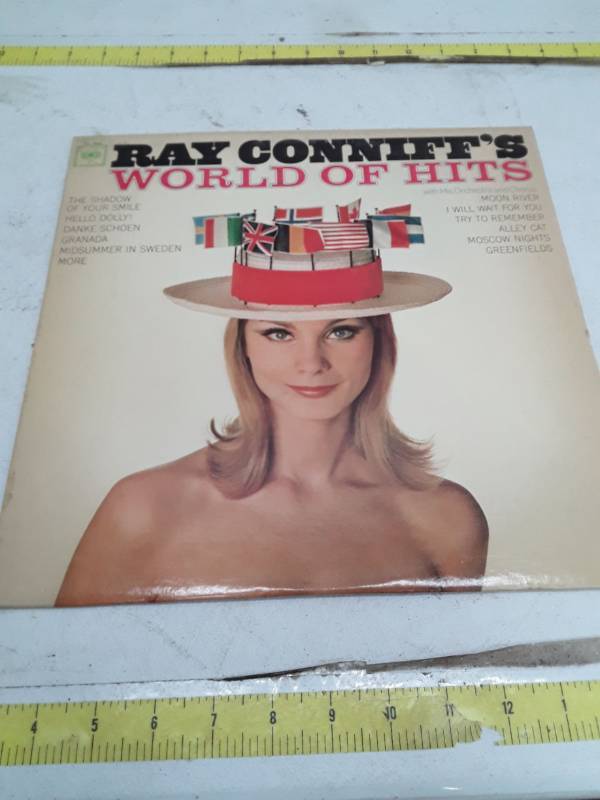lot 33411 image: Ray Conniffs World of Hits Vinyl LP - Columbia Records Mono