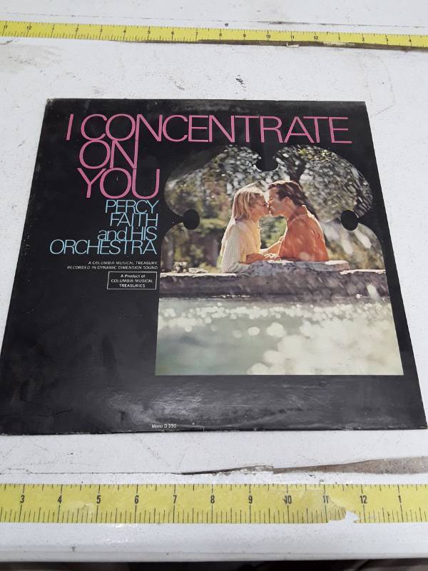 lot 33412 image: I Concentrate On You - Percy Faith and His Orchestra Vinyl LP