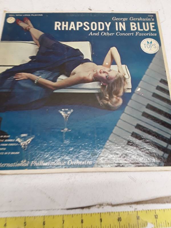 lot 33414 image: Vintage George Gershwins Rhapsody in Blue Vinyl Record