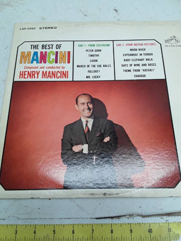 lot 33421 image: The Best of Mancini - RCA Victor Stereo LP LSP-2693