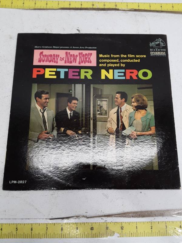 lot 33427 image: Sunday in New York - Peter Nero Film Score Vinyl LP