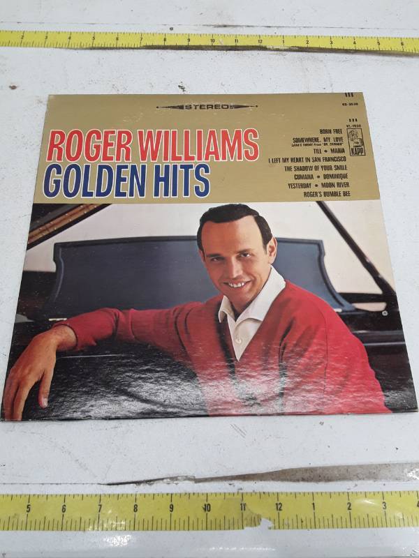 lot 33431 image: Roger Williams Golden Hits Vinyl Record Album