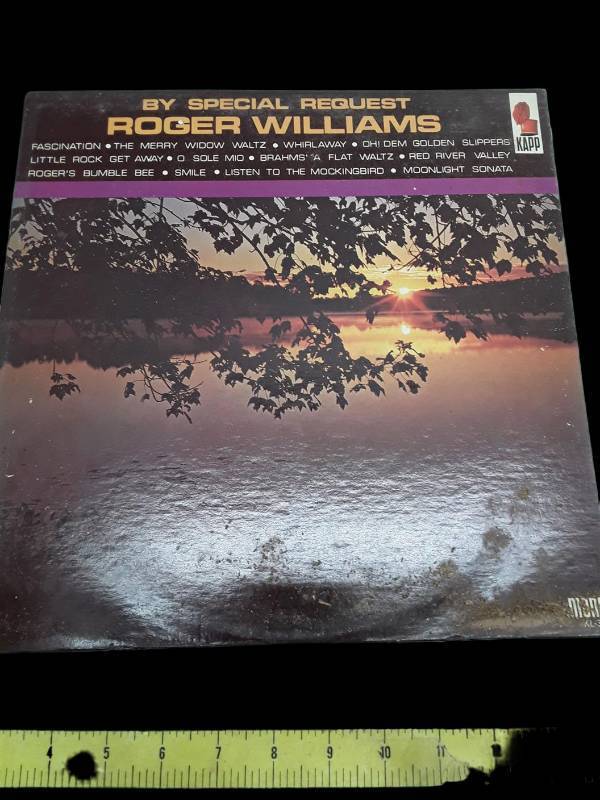 lot 33436 image: Roger Williams - By Special Request Vinyl LP
