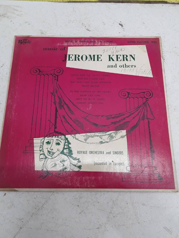 lot 33439 image: Vintage Jerome Kern Music Collection - Royale Orchestra LP 1852