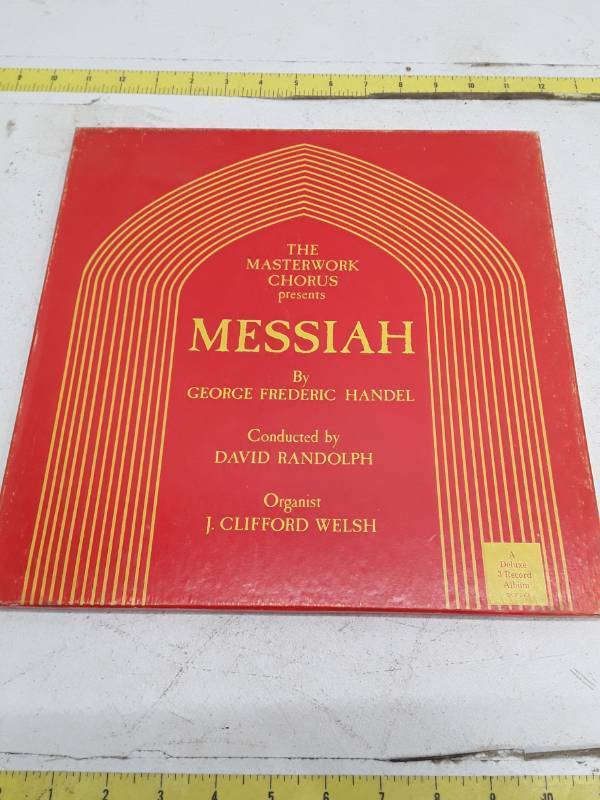 lot 33446 image: Handels Messiah - Masterwork Chorus Vintage Vinyl Box Set