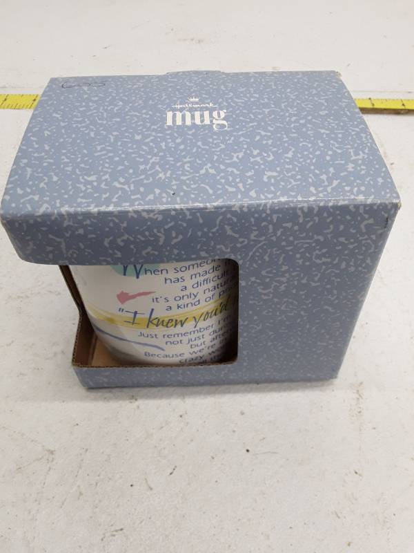 lot 33235 image: Vintage 1984 Hallmark How To Get Along At The Office Coffee Mug