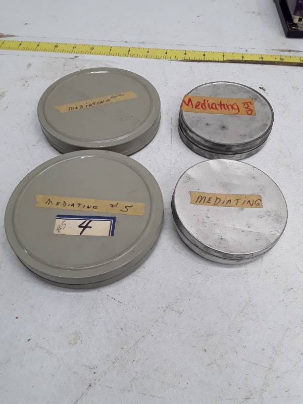 lot 33240 image: Vintage Mediating Film Reels Collection