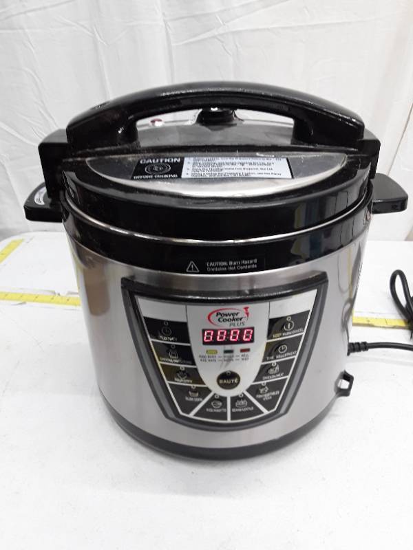 lot 32667 image: Power Cooker Plus Digital Electric Pressure Cooker