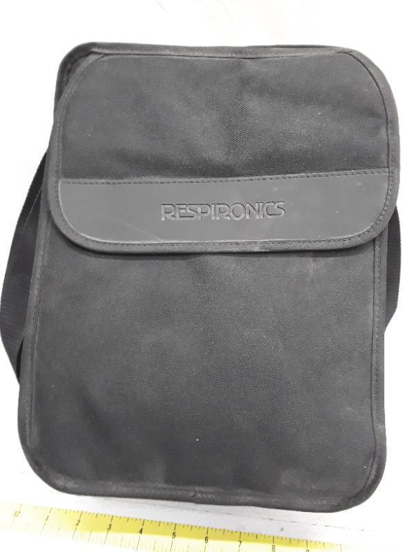 lot 32714 image: Black Resperator Bag with Shoulder Strap, no resperator
