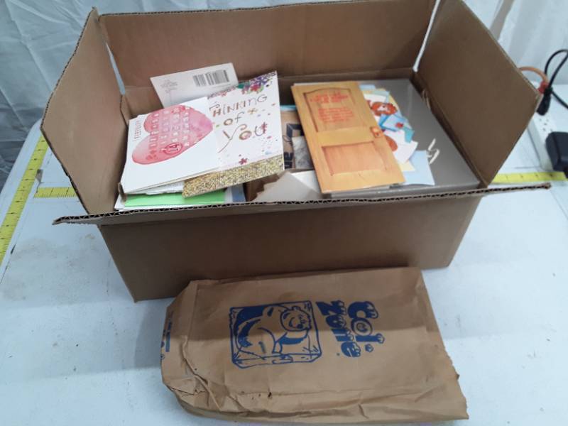 lot 32734 image: Assorted Greeting Cards and Paper Collection, appears unused all new