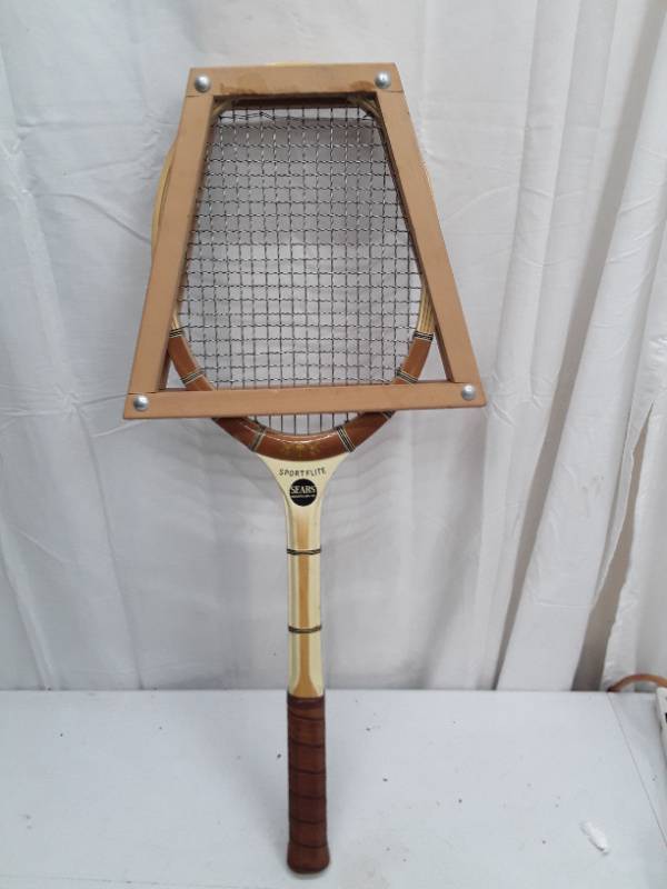 lot 32749 image: Sears Sportflite Tennis Racquet
