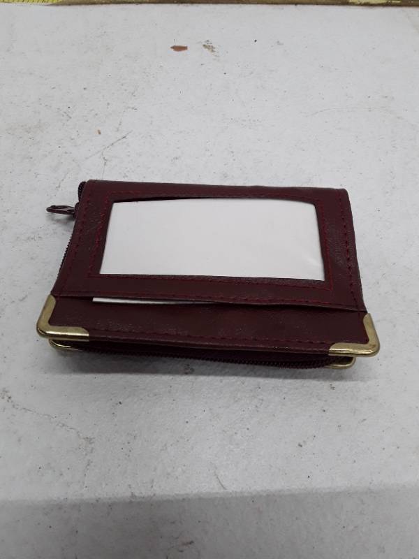 lot 32865 image: Leather Business Card Holder with ID Window
