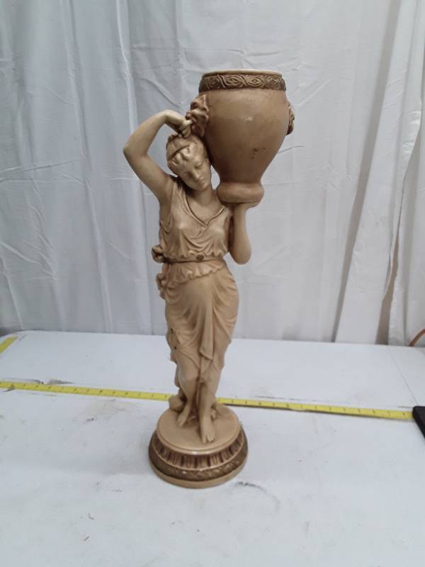 lot 33097 image: Classical Style Decorative Figure Statue with Urn