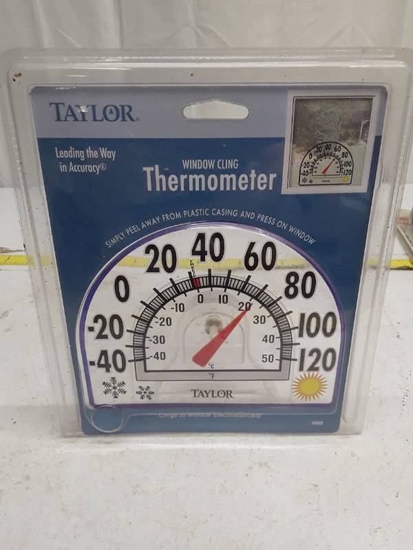 lot 33229 image: Taylor Window Cling Thermometer Model 5323