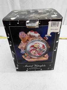lot 33473 image: Candy House Musical Waterglobe - Its a Small World Collection