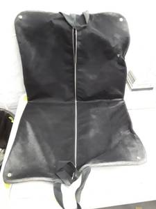 lot 33514 image: Vintage Gucci Black Garment Bag with Web Stripe