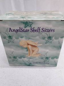 lot 33525 image: AngelStar Shelf Sitter - Just Watching Figurine