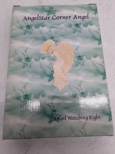 lot 33529 image: AngelStar Corner Angel Decorative Wall Piece - Right Side