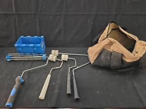 lot 1532 image: Professional Paint Roller Set with Storage Box