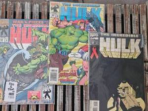 lot 201 image: Marvel Comics The Incredible Hulk Issues #392, #409, and #420 Collection