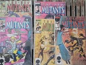lot 203 image: The New Mutants Comic Collection Issues #30-34