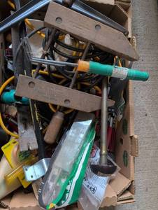 lot 605 image: Vintage Industrial Electrical Parts Lot