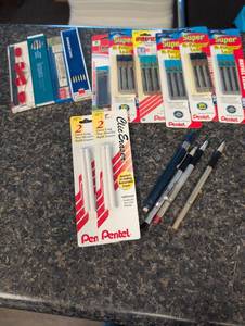 lot 627 image: Vintage Pentel Super Hi-Polymer Lead and Eraser Collection