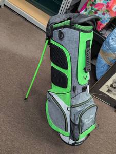 lot 678 image: Premium Golf Stand Bag - Neon GreenGray