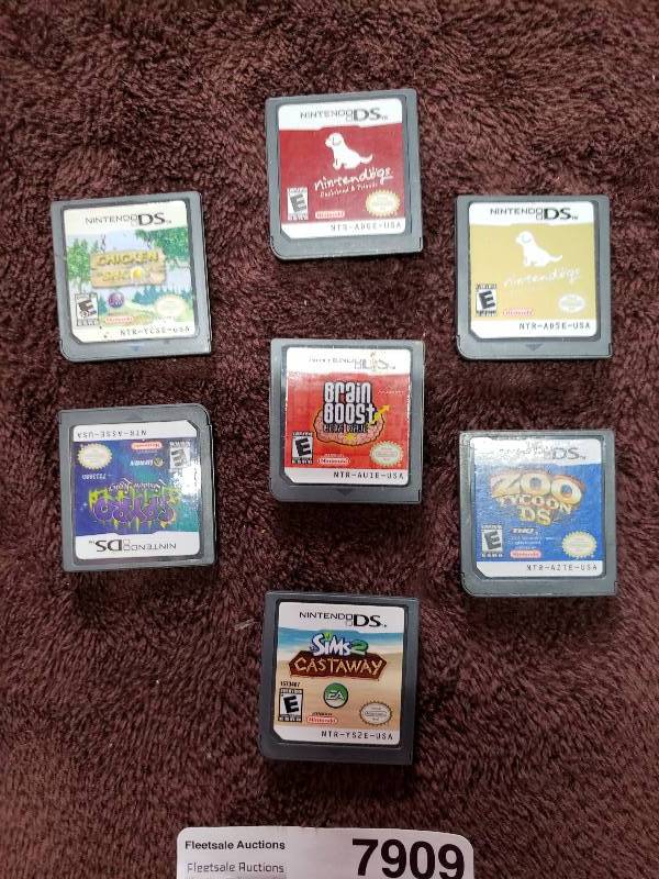 lot 7909 image: Lot of Nintendo DS Games