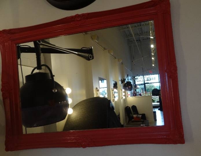 lot 4049 image: Large Pink Mirror
