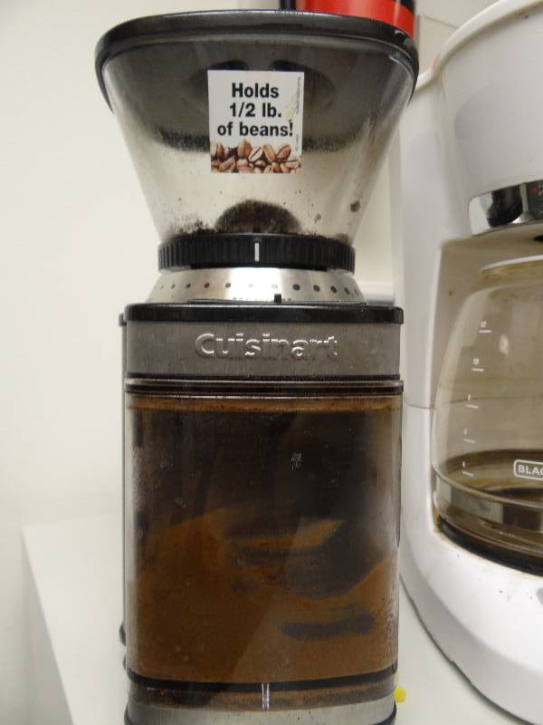 lot 4057 image: Cuisinart DBM-8 Supreme Grind Automatic Burr Mill, Coffee Maker and Microwave