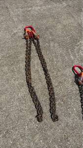 lot 42 image: Unused Set of 8 - LandHonor 7ft Double Legs Lifting Chain Slings - Grade 80