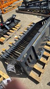 lot 90 image: Unused LandHonor 78 inch Rock Bucket for Skid Steer