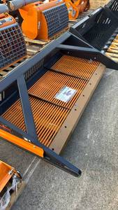 lot 113 image: Unused LandHonor 80-inch Skid Steer Rock Screening Bucket RSB-14-80W