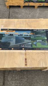 lot 170 image: Unused LandHonor 20ft x20ft All-Steel Carport with 10ft Enclosed Sidewalls