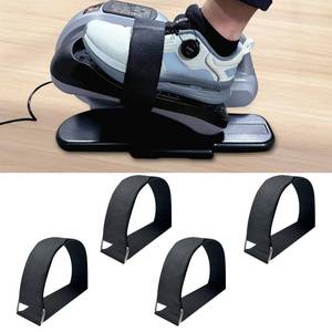 lot 6209 image: A4 Pcs Ellipse Leg Exerciser Machine Pedal Straps, Suitable for Under Desk Elliptical Peddler Foot & Leg Pedal Exercixer for Seniors Fitness Home Sports Accessories