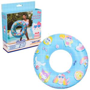lot 6220 image: Swimways Hello Kitty Swim Tube Pool Float, Inflatable Pool Floats & Kids Pool Toys, Swimming Pool Accessories & Beach Essentials for Teens Aged 14 & Up