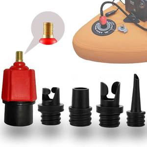 lot 12271 image: Paddle Board Pump Adapter, FIPASEN Air Pump Adapter for Inflatables, SUP Pump Adaptor with 4 Air Valve Nozzles for Inflatable Boat, Stand Up Paddle Board,Inflatable Bed, Compressor Air Valve Converter
