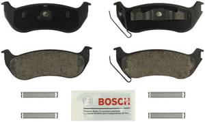 lot 2415 image: BOSCH BE964H Blue Ceramic Disc Brake Pad Set With Hardware - Compatible With Select Ford Explorer, Explorer Sport Trac Jeep Liberty, TJ, Wrangler Mercury Mountaineer REAR
