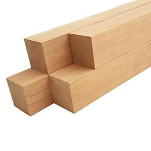 lot 2419 image: Barrington Hardwoods Cherry Lumber Square Turning Blanks (4pc) (2 x 2 x 6)