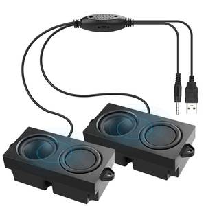 lot 6178 image: MEIRIYFA Computer Speakers for Desktop PC Laptop, Mini PC Computer Speaker USB Powered 3.5mm AUX Jack Input with Volume Control, HiFi Stereo PC Loudspeaker for Desktop Tablet (Black, 1.2M)