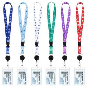 lot 6182 image: 6 Pcs Cruise Lanyards for Cruise Ship Cards, Cruise Lanyard Retractable Cruise Ship Lanyards with Waterproof Detachable Badge Holder for Cruise Ship Essentials (Simple Style)
