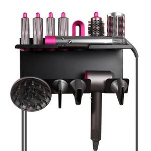 lot 1360 image: Kainasch Hair Dryer Holder for Dyson Airwrap, Magnetic Bracket Stand Storage Curling Iron Accessories Wall Mount Organizer with ScrewAdhesive, Non-Slip Compatible with Dyson Diffuser, Nozzle