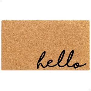 lot 1364 image: THEODORE MAGNUS Door Mat - Welcome Mat for Front Door with Non-Slip Backing - Durable Coir Doormat - Perfect for Outside Entrance and Entryway Matt - OutdoorIndoor - Meet and Greet - 17 x 30