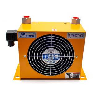 lot 1378 image: Jieotwice AJ0607T-CA Hydraulic Air Cooler Air-Cooled Oil Radiator Oil Cooling Heat Exchanger (DC 12V)