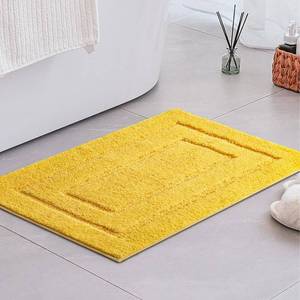lot 2412 image: GRANNY SAYS Bathroom Rugs Non Slip Washable, Soft Bath Mats for Bathroom, 16 x 24, Super Absorbent Bath Mat Small Rug, Shaggy Shower Room Floor Mat, Tub, Yellow