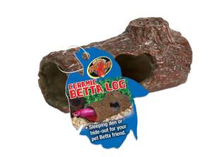lot 12298 image: Zoo Med Laboratories AZMFA50 Sinking Ceramic Betta Log 4.25 inche