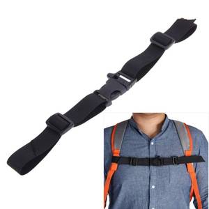 lot 12348 image: Ikerall Sternum Straps For Backpacks 1-pack,Adjustable Chest Strap with Emergency Whistle Buckle Suitable for Universal Outdoor Fabric Backpack Straps(Black)